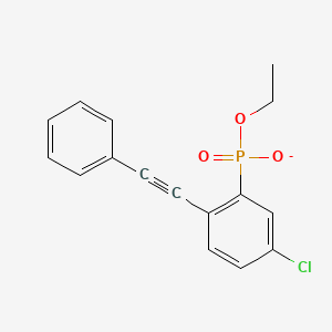 Ethyl [5-chloro-2-(phenylethynyl)phenyl]phosphonate