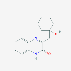 3-[(1-hydroxycyclohexyl)methyl]-1H-quinoxalin-2-one