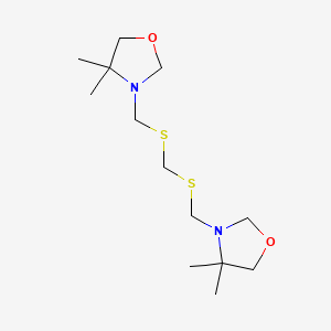 3,3'-[Methylenebis(sulfanediylmethylene)]bis(4,4-dimethyl-1,3-oxazolidine)