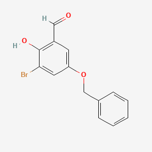 5-(Benzyloxy)-3-bromo-2-hydroxybenzaldehyde