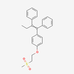 1,1'-(1-{4-[2-(Methanesulfonyl)ethoxy]phenyl}but-1-ene-1,2-diyl)dibenzene