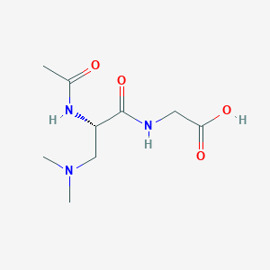 N-Acetyl-3-(dimethylamino)-L-alanylglycine