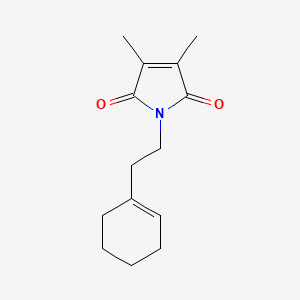 1-[2-(Cyclohex-1-en-1-yl)ethyl]-3,4-dimethyl-1H-pyrrole-2,5-dione