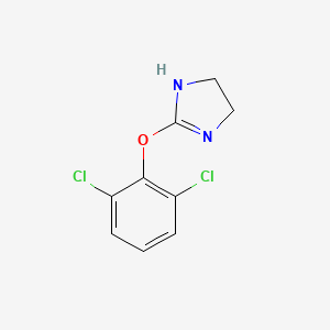 molecular formula C9H8Cl2N2O B1259299 2-(2,6-Dichlorophenyloxy)-2-imidazoline 