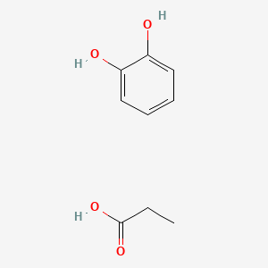 Propanoic acid--benzene-1,2-diol (1/1)