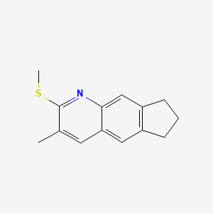 3-Methyl-2-methylsulfanyl-7,8-dihydro-6H-cyclopenta[g]quinoline