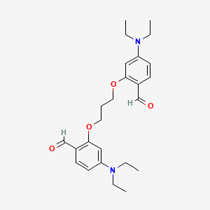 2,2'-[Propane-1,3-diylbis(oxy)]bis[4-(diethylamino)benzaldehyde]