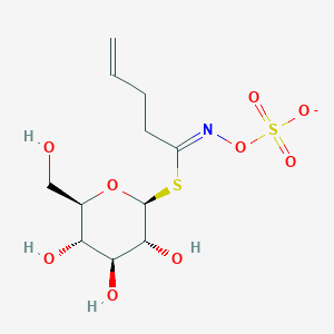 1-S-[(1Z)-N-(sulfonatooxy)pent-4-enimidoyl]-1-thio-beta-D-glucopyranose