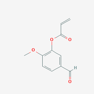 5-Formyl-2-methoxyphenyl prop-2-enoate