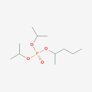 Pentan-2-yl dipropan-2-yl phosphate