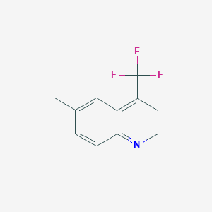 molecular formula C11H8F3N B12593098 4-(Trifluoromethyl)-6-methyl-quinoline CAS No. 596845-35-1