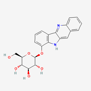 molecular formula C21H20N2O6 B1259313 Jusbetonin 