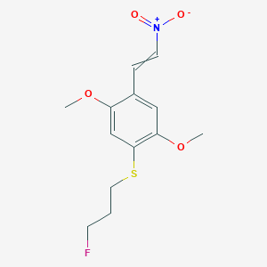 1-[(3-Fluoropropyl)sulfanyl]-2,5-dimethoxy-4-(2-nitroethenyl)benzene