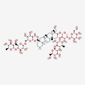 molecular formula C71H116O36 B1259319 垂头苷B 