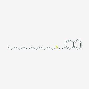 molecular formula C23H34S B12593198 2-[(Dodecylsulfanyl)methyl]naphthalene CAS No. 583859-07-8