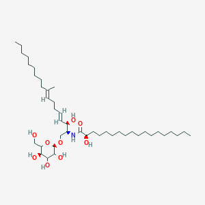 molecular formula C43H81NO9 B1259322 Flavicerebroside A 