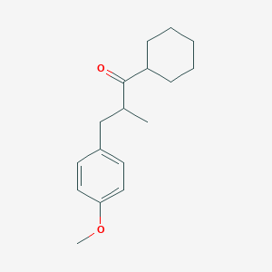 1-Cyclohexyl-3-(4-methoxyphenyl)-2-methylpropan-1-one