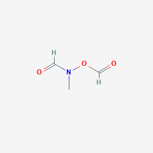 molecular formula C3H5NO3 B12593239 N-(Formyloxy)-N-methylformamide CAS No. 497266-01-0