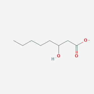 molecular formula C8H15O3- B1259324 3-Hydroxyoctanoate 