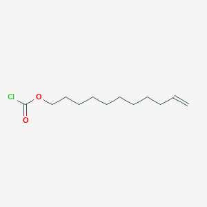 molecular formula C12H21ClO2 B12593307 Undec-10-en-1-yl carbonochloridate CAS No. 646996-08-9