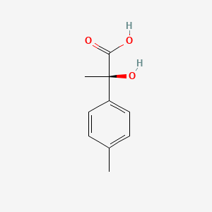 molecular formula C10H12O3 B1259332 (R)-2-Hydroxy-2-p-tolylpropionic acid 