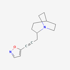 2-[3-(1,2-Oxazol-5-yl)prop-2-yn-1-yl]-1-azabicyclo[3.2.2]nonane