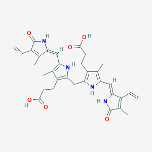 molecular formula C33H36N4O6 B1259333 4E,15Z-Bilirubin IXa CAS No. 69853-43-6