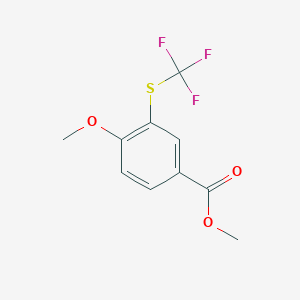 Methyl 4-methoxy-3-[(trifluoromethyl)sulfanyl]benzoate