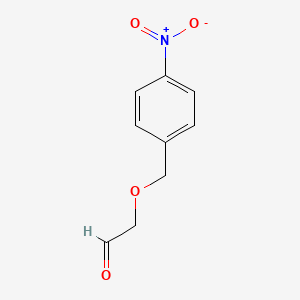 molecular formula C9H9NO4 B12593390 [(4-Nitrophenyl)methoxy]acetaldehyde CAS No. 422268-14-2