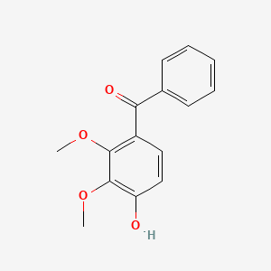 molecular formula C15H14O4 B12593422 (4-Hydroxy-2,3-dimethoxyphenyl)(phenyl)methanone CAS No. 872881-75-9