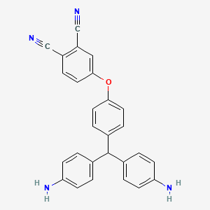 4-{4-[Bis(4-aminophenyl)methyl]phenoxy}benzene-1,2-dicarbonitrile