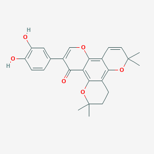molecular formula C25H24O6 B1259345 Isopomiferin 