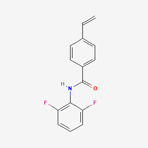 N-(2,6-Difluorophenyl)-4-ethenylbenzamide