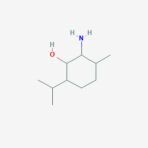 2-Amino-3-methyl-6-(propan-2-yl)cyclohexan-1-ol