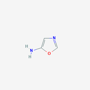 molecular formula C3H4N2O B1259359 恶唑-5-胺 CAS No. 97958-46-8