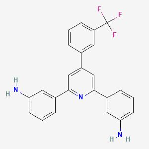 3,3'-{4-[3-(Trifluoromethyl)phenyl]pyridine-2,6-diyl}dianiline