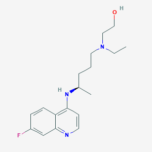 2-(Ethyl{(4R)-4-[(7-fluoroquinolin-4-yl)amino]pentyl}amino)ethan-1-ol