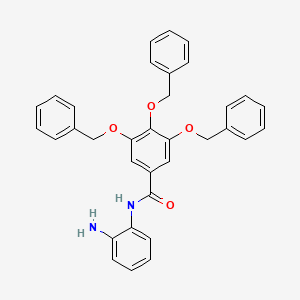 N-(2-Aminophenyl)-3,4,5-tris(benzyloxy)benzamide