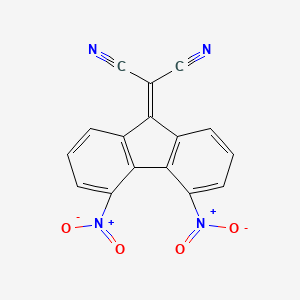 (4,5-Dinitro-9H-fluoren-9-ylidene)propanedinitrile