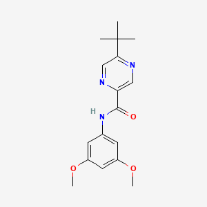 5-tert-butyl-N-(3,5-dimethoxyphenyl)pyrazine-2-carboxamide