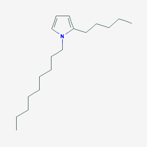 1-Nonyl-2-pentyl-1H-pyrrole