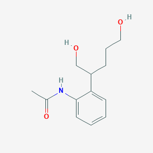 N-[2-(1,5-Dihydroxypentan-2-YL)phenyl]acetamide