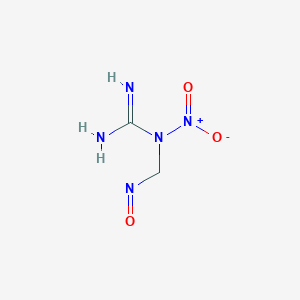 molecular formula C2H5N5O3 B1259373 Nitrosomethylnitroguanidine 