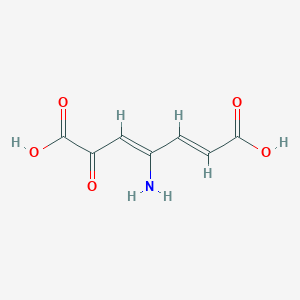 (2E,4Z)-4-amino-6-oxohepta-2,4-dienedioic acid