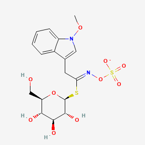 molecular formula C17H21N2O10S2- B1259375 新葡糖芸薹素阴离子 