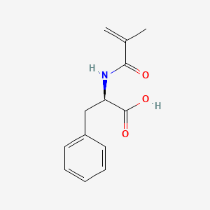 molecular formula C13H15NO3 B12593761 N-(2-Methylacryloyl)-D-phenylalanine CAS No. 380384-52-1