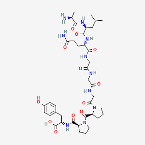 L-Alanyl-L-leucyl-L-glutaminylglycylglycylglycyl-L-prolyl-L-prolyl-L-tyrosine