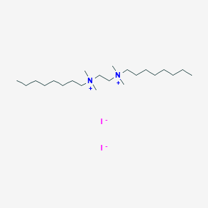 molecular formula C22H50I2N2 B12593829 N~1~,N~1~,N~2~,N~2~-Tetramethyl-N~1~,N~2~-dioctylethane-1,2-bis(aminium) diiodide CAS No. 610314-66-4