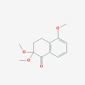 1(2H)-Naphthalenone, 3,4-dihydro-2,2,5-trimethoxy-