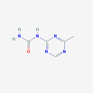 molecular formula C5H7N5O B12593854 N-(4-Methyl-1,3,5-triazin-2-yl)urea CAS No. 875577-20-1